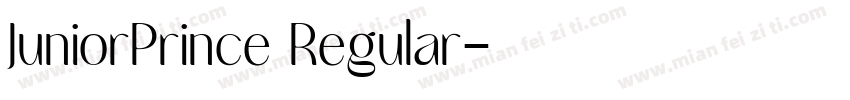 JuniorPrince Regular字体转换